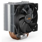 be quiet! Pure Rock 2 CPU Cooler, Black, 1500RPM Fan, Universal Socket