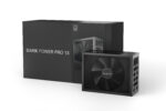 The image shows the retail cardboard box/packaging of the be quiet Dark Power Pro 13 1300W Power Supply.