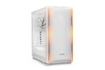 be quiet! DARK BASE 701 White PC Case with orange side lighting and front fan