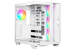 be quiet LIGHT BASE 500 LX White PC Case with RGB Fans and Transparent Side Panel