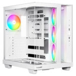 be quiet LIGHT BASE 500 LX White PC Case with RGB Fans and Transparent Side Panel