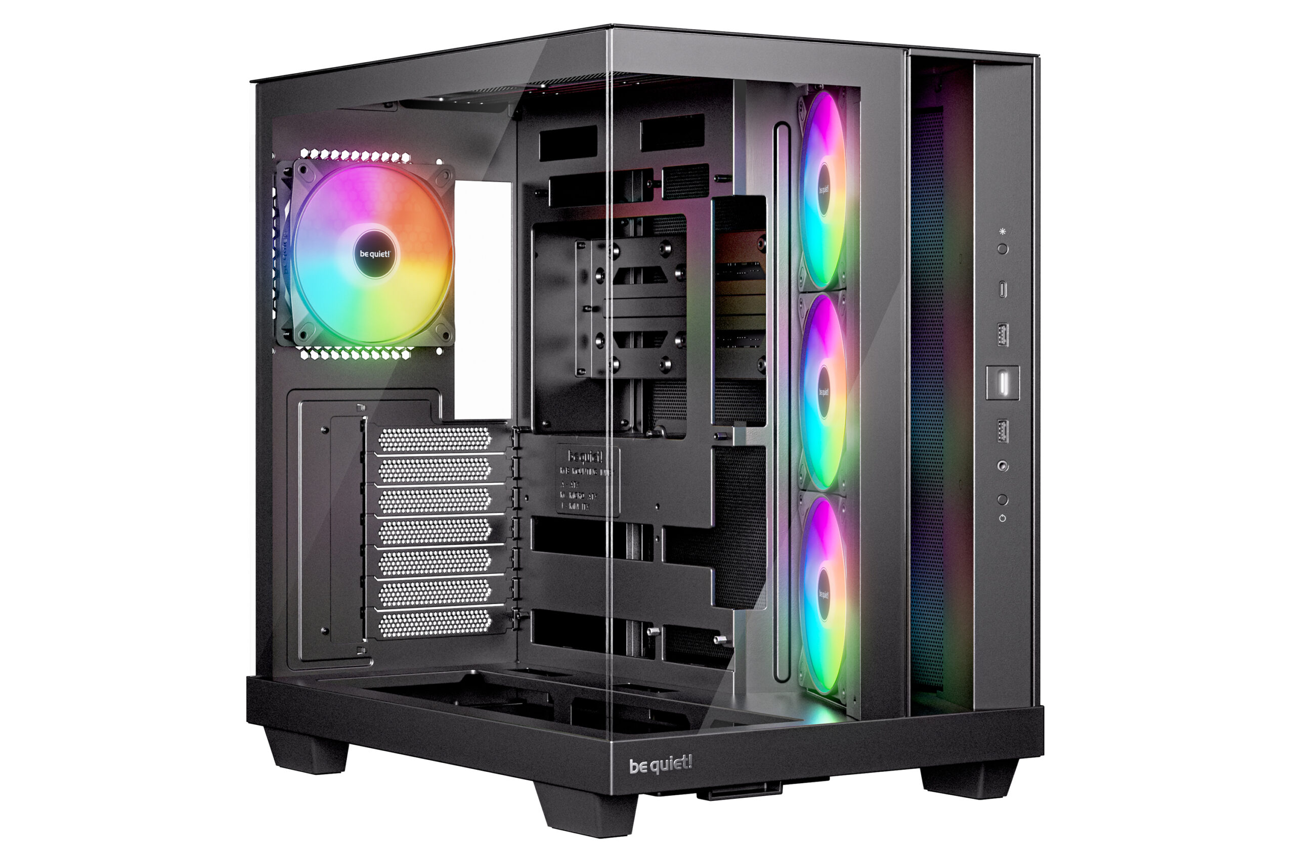 be quiet! LIGHT BASE 500 LX Case be quiet! LIGHT BASE 500 LX Black PC Case with RGB fans