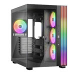 be quiet! LIGHT BASE 600 LX Black PC Case with RGB fans and side panel