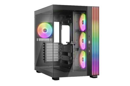 be quiet! LIGHT BASE 600 LX Black PC Case with RGB fans and side panel