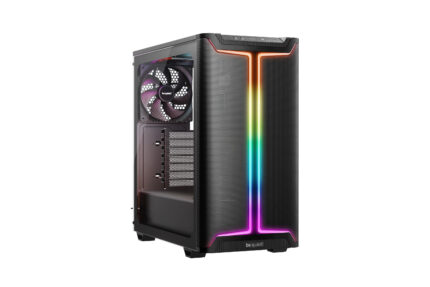 be quiet! PURE BASE 501 DX Black PC Case with RGB lighting