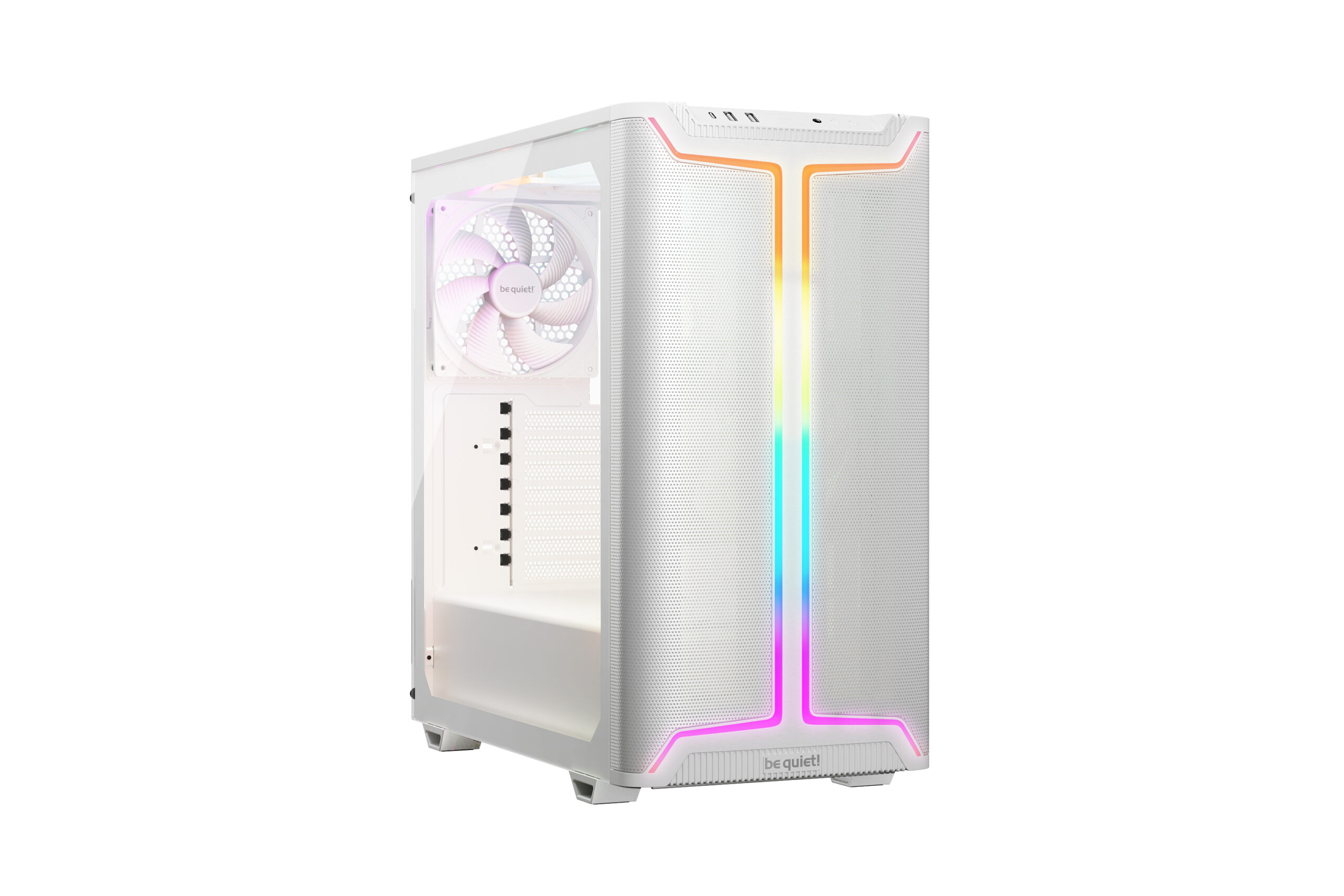be quiet! PURE BASE 501 DX White be quiet! PURE BASE 501 DX White PC Case with RGB lighting