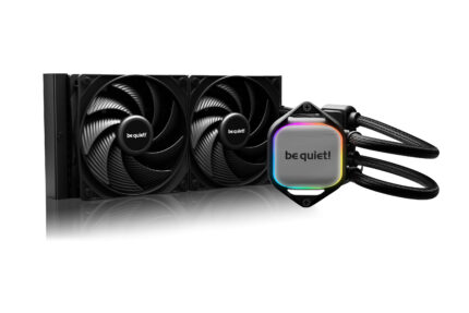be quiet! PURE LOOP 2 240mm AIO water cooler with dual fans and RGB pump head