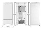 White be quiet! DARK BASE PRO 901 PC case dimensions shown