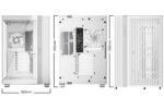 be quiet! LIGHT BASE 600 LX White PC Case interior dimensions