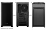 be quiet PURE BASE 501 Black PC Case dimensions and views