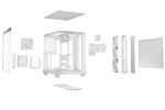 White be quiet LIGHT BASE 500 LX PC case exploded view