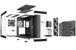 be quiet! Light Base 900 FX Black PC Case exploded view components