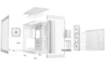 be quiet! LIGHT BASE 900 DX White PC Case exploded view components