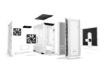 be quiet! SHADOW BASE 800 DX White PC Case exploded view with parts