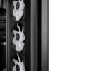 be quiet! LIGHT BASE 500 LX Black PC Case front fans and control panel view