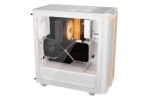 be quiet! PURE BASE 501 DX White PC Case transparent side view