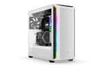 White be quiet! SHADOW BASE 800 DX PC Case with RGB lighting and internal components