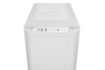 White be quiet PURE BASE 501 Airflow PC case front view with ports and mesh vent