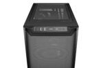 be quiet! PURE BASE 501 Airflow Window Black PC Case top view with ports and mesh