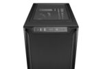 be quiet! PURE BASE 501 Black PC Case front view ports mesh design