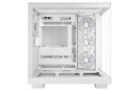 be quiet LIGHT BASE 500 LX White PC Case interior with fans