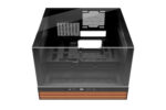be quiet! LIGHT BASE 600 DX Black PC Case transparent side panel copper accents