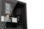 be quiet! PURE BASE 501 Airflow Window Black PC Case interior view with GPU and CPU cooler
