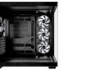 be quiet! LIGHT BASE 600 DX Black PC Case interior with three fans