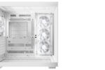 Interior view of be quiet! LIGHT BASE 600 DX White PC Case with 3 fans