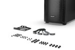 be quiet! SHADOW BASE 800 Black PC Case accessories including mounting bracket, straps, and screws
