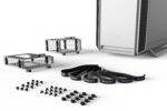 be quiet! SILENT BASE 802 White PC Case accessories kit with brackets, straps, and screws