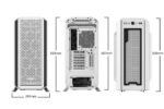 be quiet SILENT BASE 802 Window White PC Case dimensions