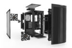 disassembled be quiet! PURE BASE 500DX Black PC case components