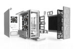 be quiet SILENT BASE 802 White PC case disassembled internal parts