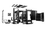 Disassembled parts of be quiet! DARK BASE PRO 901 Black PC Case