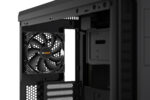 be quiet! PURE BASE 600 Black PC case front fan view
