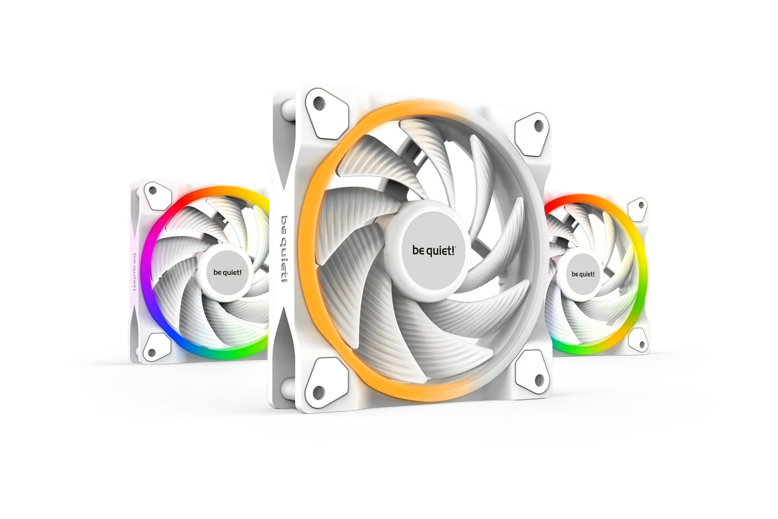 be quiet! LIGHT WINGS 120mm PWM HS 3 Pack White Fan Main be quiet! LIGHT WINGS 120mm PWM HS 3 Pack White Fan - Main view