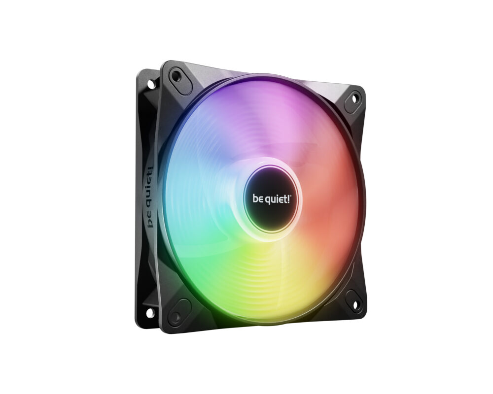be quiet! LIGHT WINGS LX 120mm PWM Reverse Black Fan - Main view