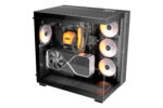 be quiet! LIGHT WINGS LX 120mm PWM Reverse Black Fan - Front view