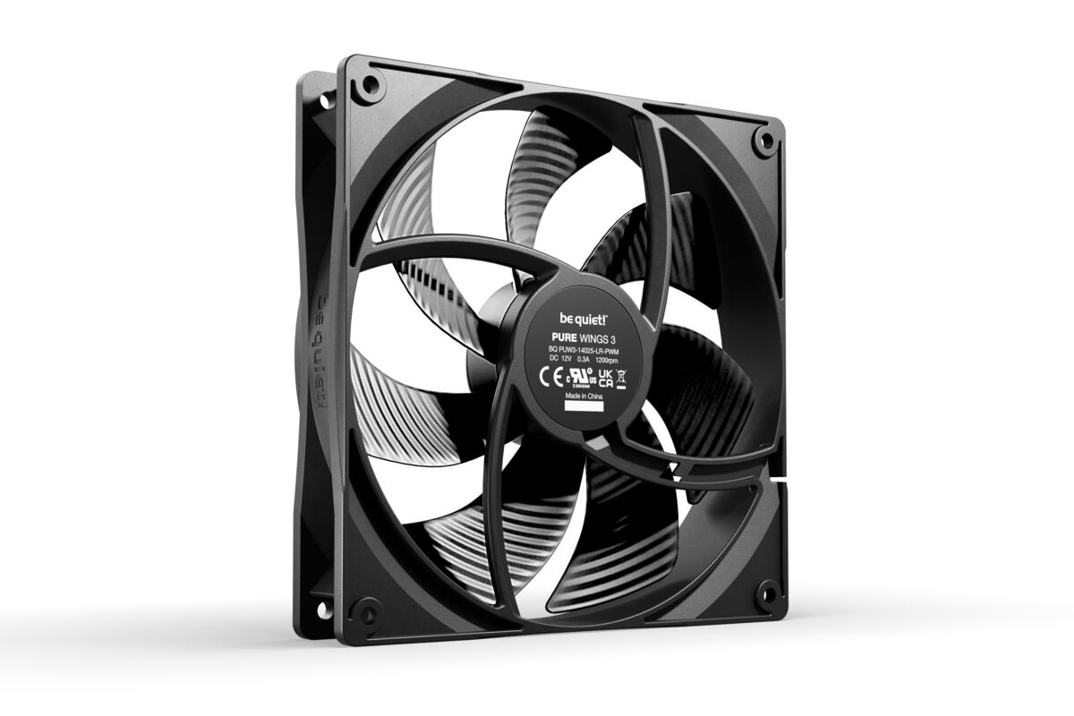 be quiet! PURE WINGS 3 140mm PWM 3 Pack Fan