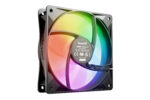 be quiet! LIGHT WINGS LX 120mm PWM Reverse Black Fan - Angle view