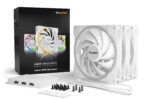 be quiet! LIGHT WINGS 140mm PWM HS 3 Pack White Fan - Angle view