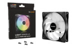 be quiet! LIGHT WINGS LX 140mm PWM high speed Fan - Angle view