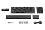 be quiet! DARK MOUNT SILENT TACTILE (UK ISO) Keyboard - Angle view