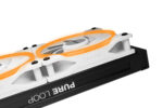 be quiet! LIGHT WINGS 140mm PWM HS 3 Pack White Fan - Angle view