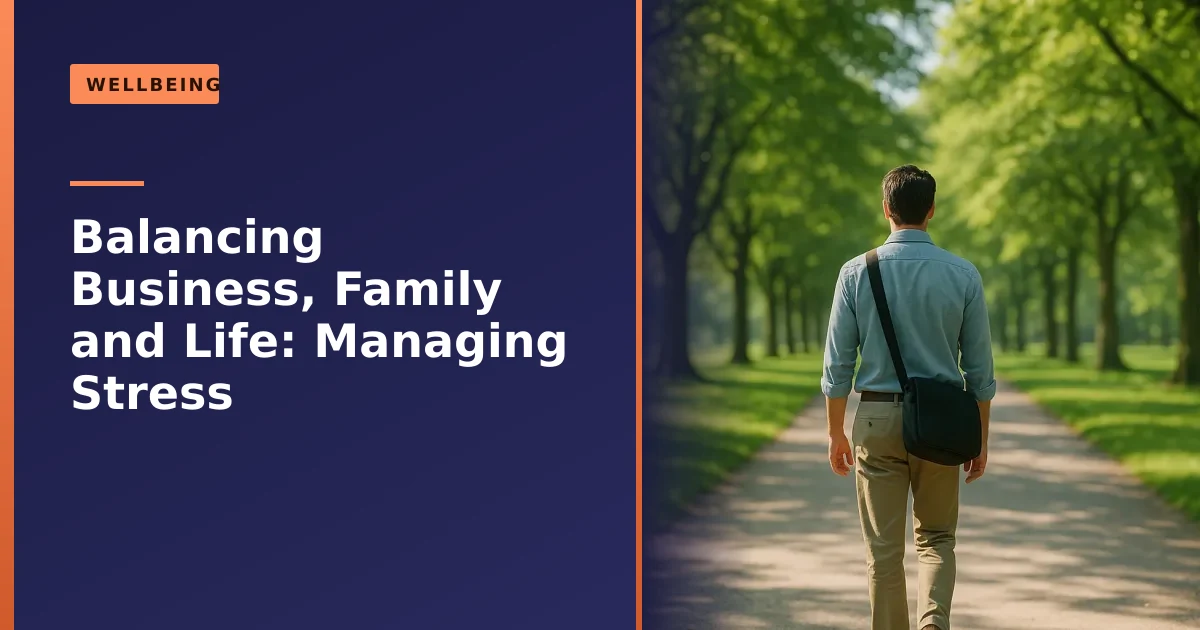 A calm moment managing stress