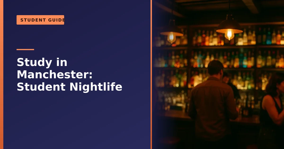A lively bar at night